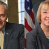 Democratic Senate Minority Leader Chuck Schumer (D-NY) and Senator Patty Murray (D-Washington)