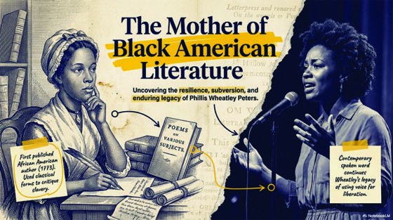 Honoring Phillis Wheatley Peters:  The Mother of Our Literature