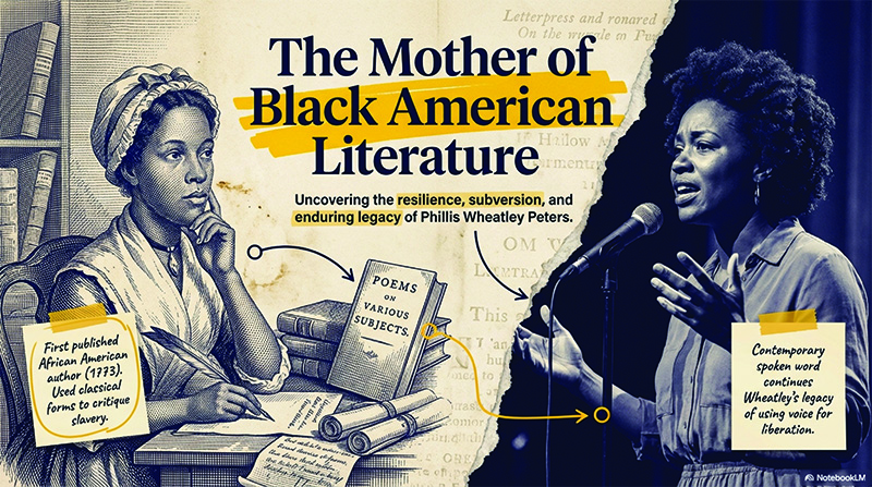 Honoring Phillis Wheatley Peters:  The Mother of Our Literature