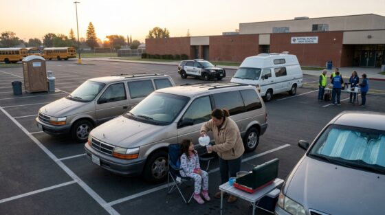 Trending Around The Nation: How School Parking Lots Are Becoming Safe Places For Homeless Families